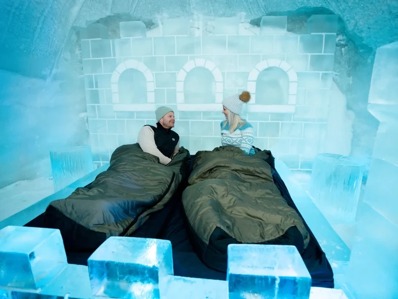 Snowhotel Kirkenes ice room suite