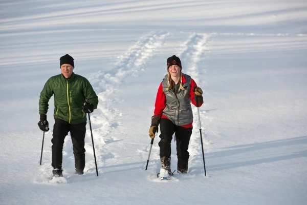 Snowshoe hiking Norway