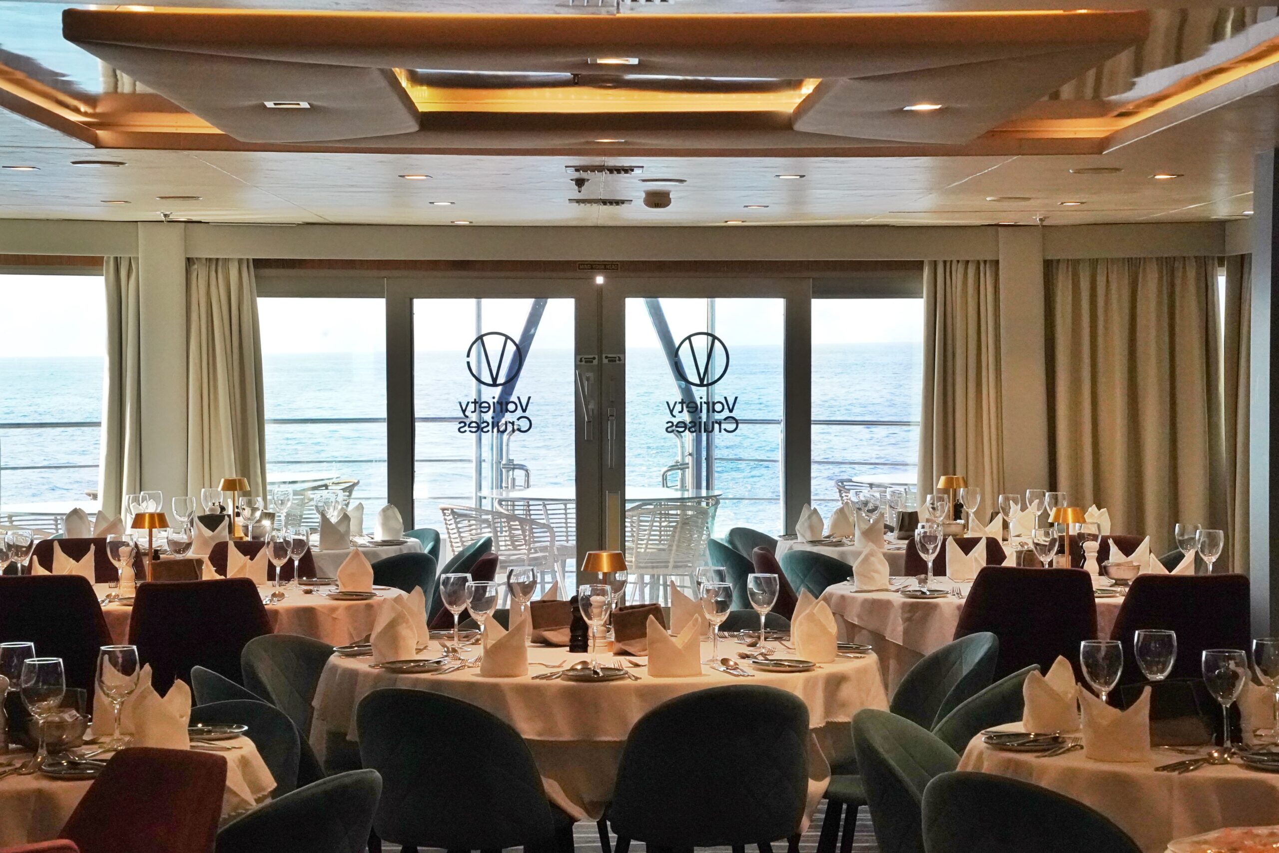 Variety Voyager mega yacht exterior sailing the ocean