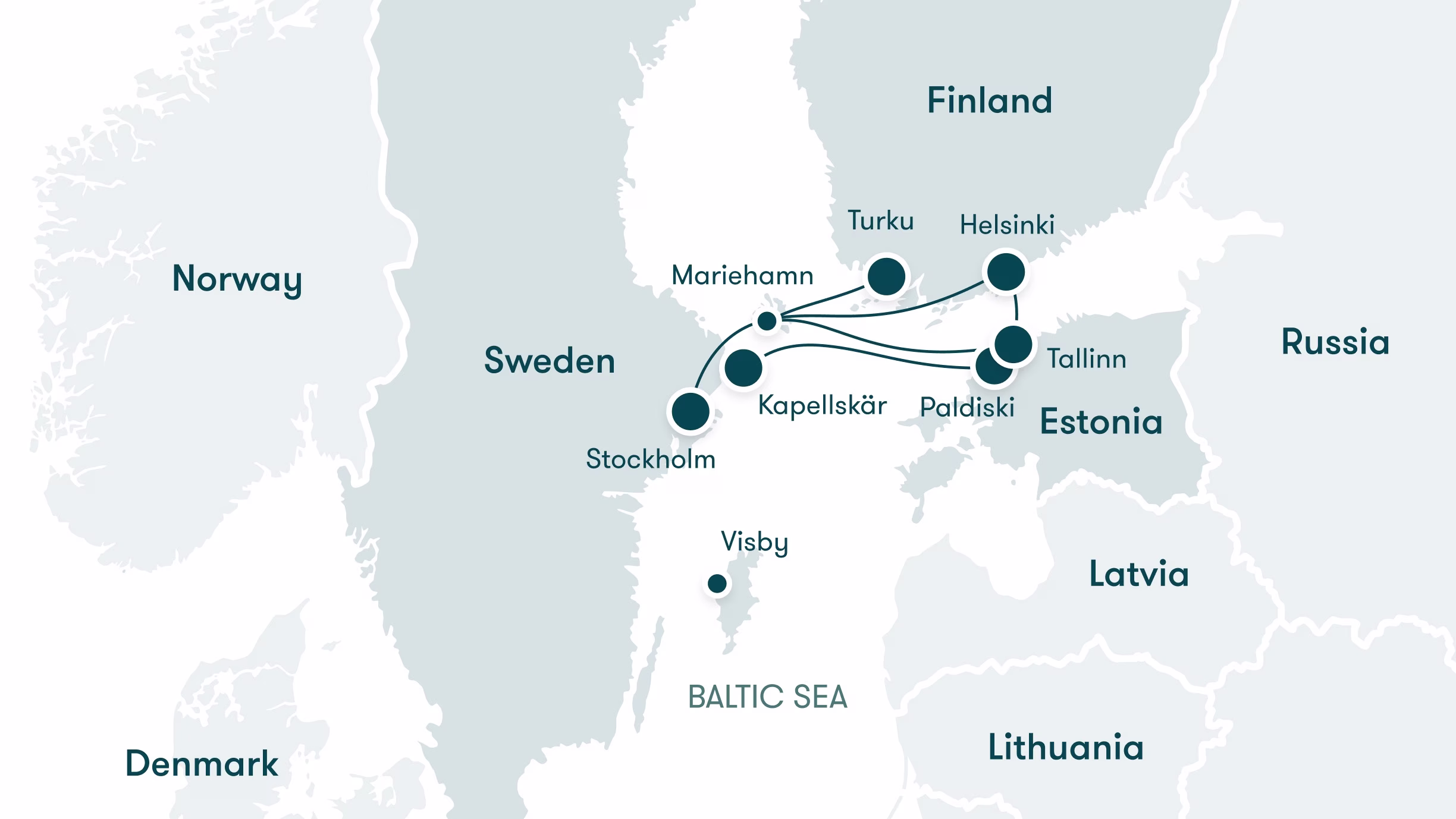 Tallink Silja Line luxury cruise ship sailing the Baltic Sea
