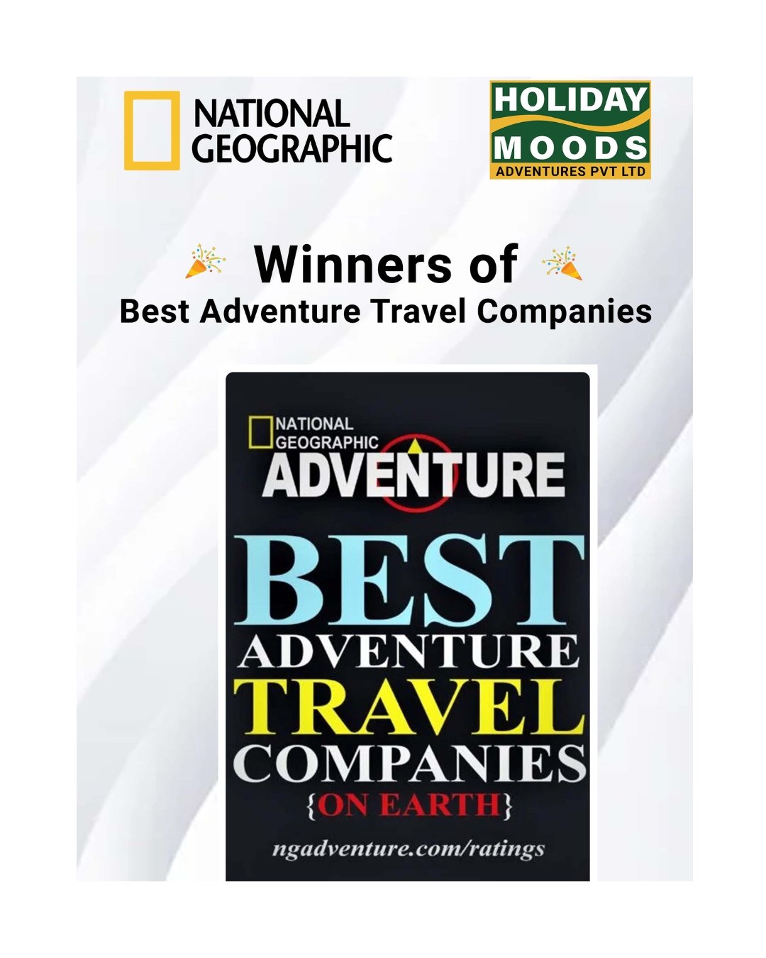Awards & Recognition 4 Nat Geo Wild Feature Certificate