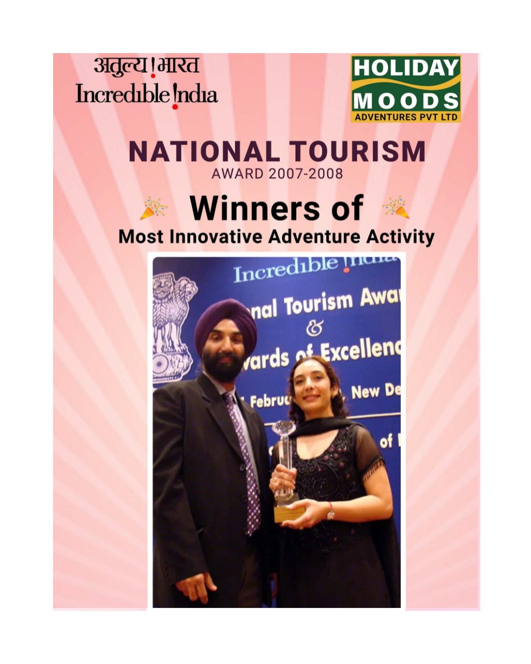 Awards & Recognition 5 National Tourism Award Certificate