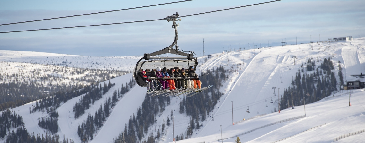 Skki In Lapland