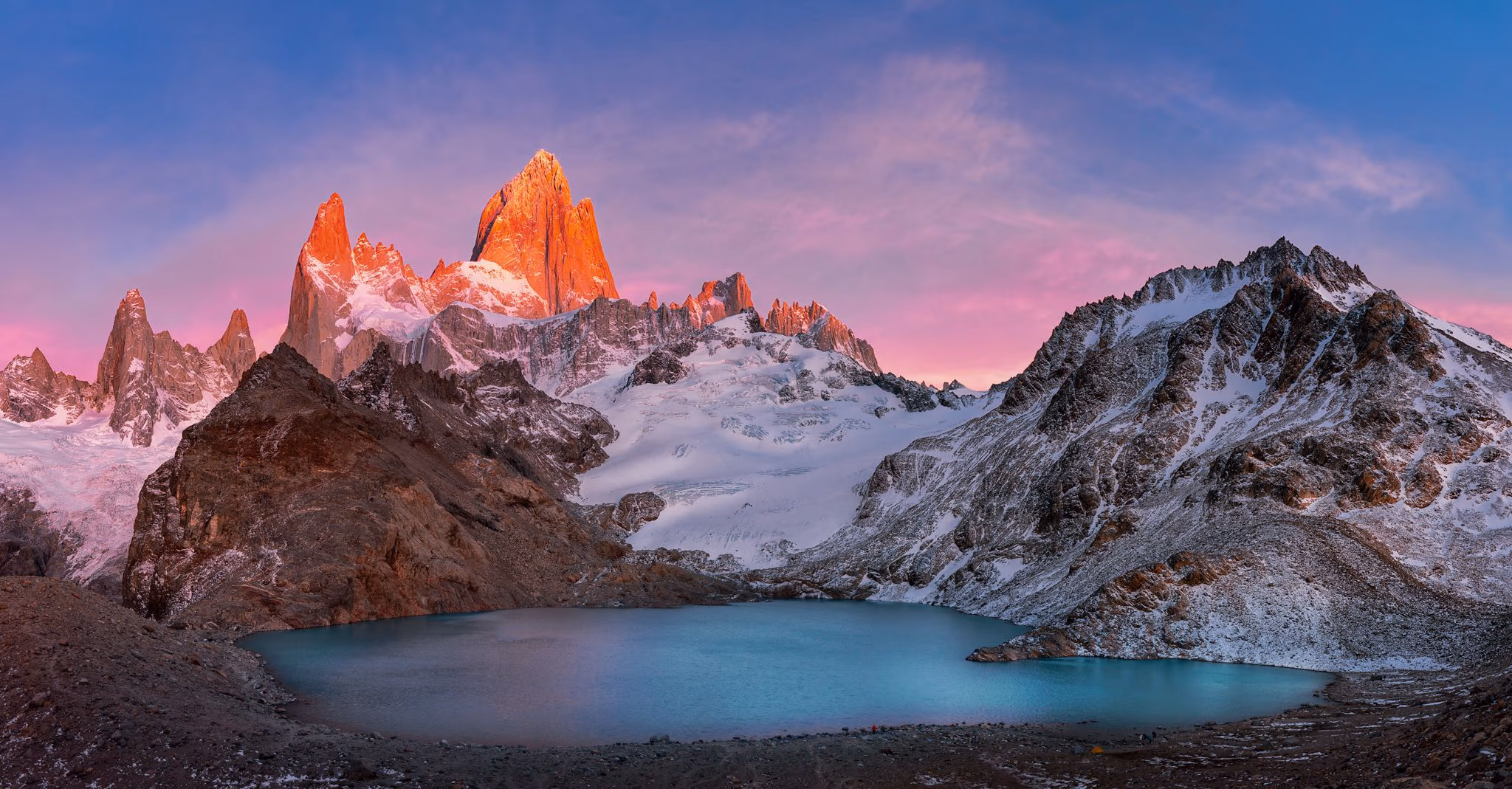 Stunning granite peaks of Patagonia and dramatic Chilean Fjords
